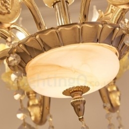 15 Ľahký tradičný klasický integrovaný kovový luster