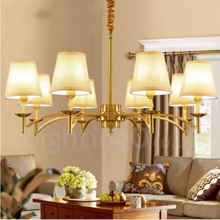 8 Integrovaný kovový luster Light Rustic Lodge 8 Integrovaný kovový luster Light Rustic Lodge