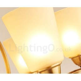 5 Integrovaný kovový luster Light Rustic Lodge