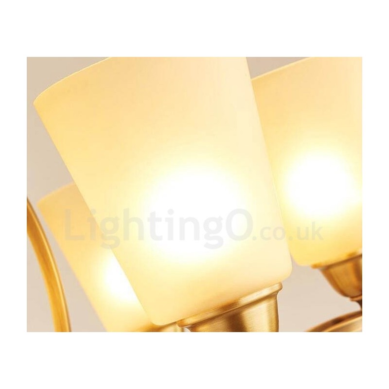 5 Integrovaný kovový luster Light Rustic Lodge