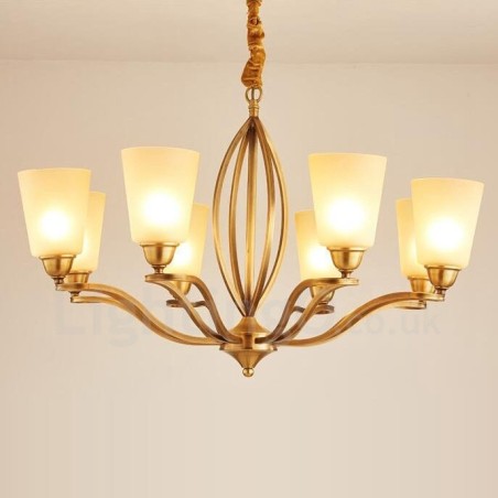8 Integrovaný kovový luster Light Rustic Lodge 8 Integrovaný kovový luster Light Rustic Lodge