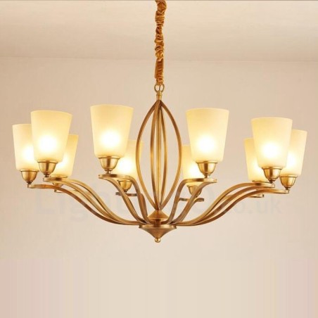 Integrovaný kovový luster 10 Light Rustic Lodge Integrovaný kovový luster 10 Light Rustic Lodge