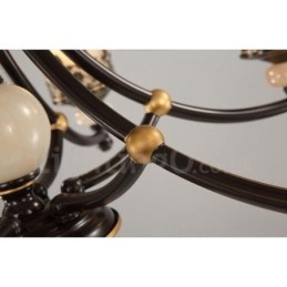 3 Ľahký tradičný klasický integrovaný kovový luster