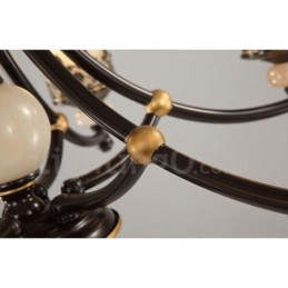 3 Ľahký tradičný klasický integrovaný kovový luster