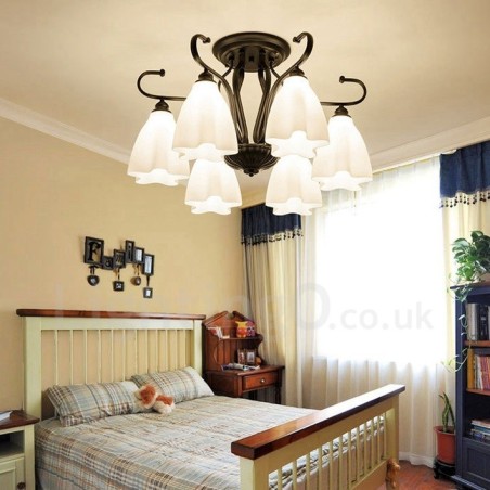 6 Integrovaný luster Light Rustic Lodge 6 Integrovaný luster Light Rustic Lodge