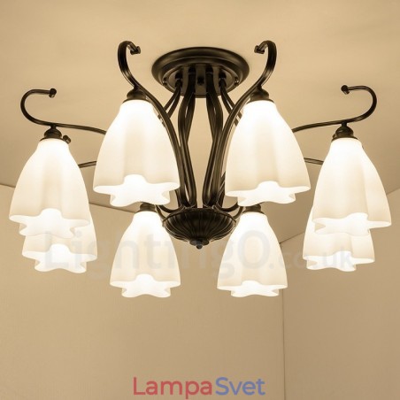 8 Integrovaný luster Light Rustic Lodge 8 Integrovaný luster Light Rustic Lodge