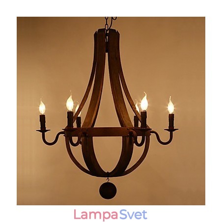 Vintage americký rustikálny drevený prívesok na víno Luster Lamp Liviing and Lamp Vintage americký rustikálny drevený prívesok na víno Luster Lamp Liviing and Lamp