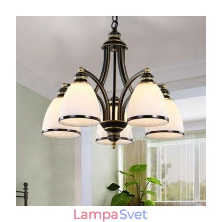 5 Integrovaný kovový luster Light Rustic Lodge 5 Integrovaný kovový luster Light Rustic Lodge
