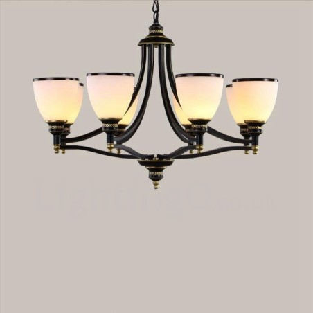 8 Integrovaný kovový luster Light Rustic Lodge 8 Integrovaný kovový luster Light Rustic Lodge