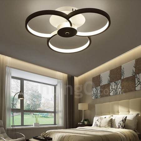3 Ľahký moderný súčasný integrovaný kovový luster 3 Ľahký moderný súčasný integrovaný kovový luster