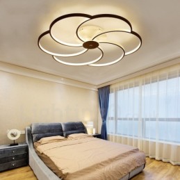 6 Ľahký moderný súčasný integrovaný kovový luster