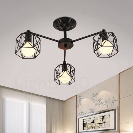 3 Integrovaný luster Light Rustic Lodge 3 Integrovaný luster Light Rustic Lodge