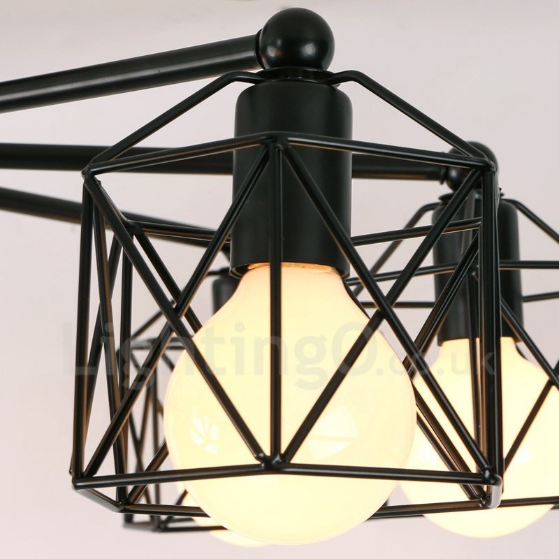3 Integrovaný luster Light Rustic Lodge