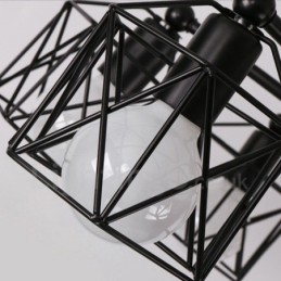 6 Integrovaný luster Light Rustic Lodge