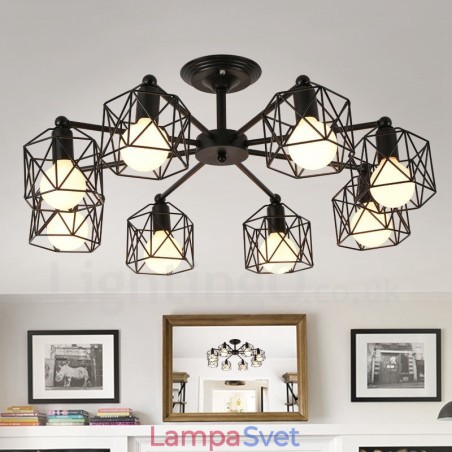 8 Integrovaný luster Light Rustic Lodge 8 Integrovaný luster Light Rustic Lodge