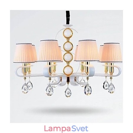 Látkový luster 8 Ľahká moderná minimalistická vysokokvalitná lampa Látkový luster 8 Ľahká moderná minimalistická vysokokvalitná lampa