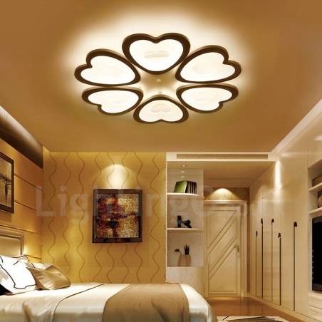 6 Ľahké Moderné moderné integrované svietidlo na zapustenú montáž