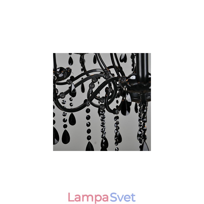 Luster Crystal Modern Contemporary Crystal 10 Light Metal