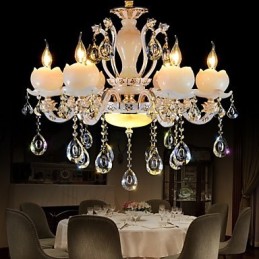 Luxusný prívesok zo zinkovej zliatiny Jade Crystal v európskom štýle