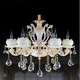 Luxusný prívesok zo zinkovej zliatiny Jade Crystal v európskom štýle