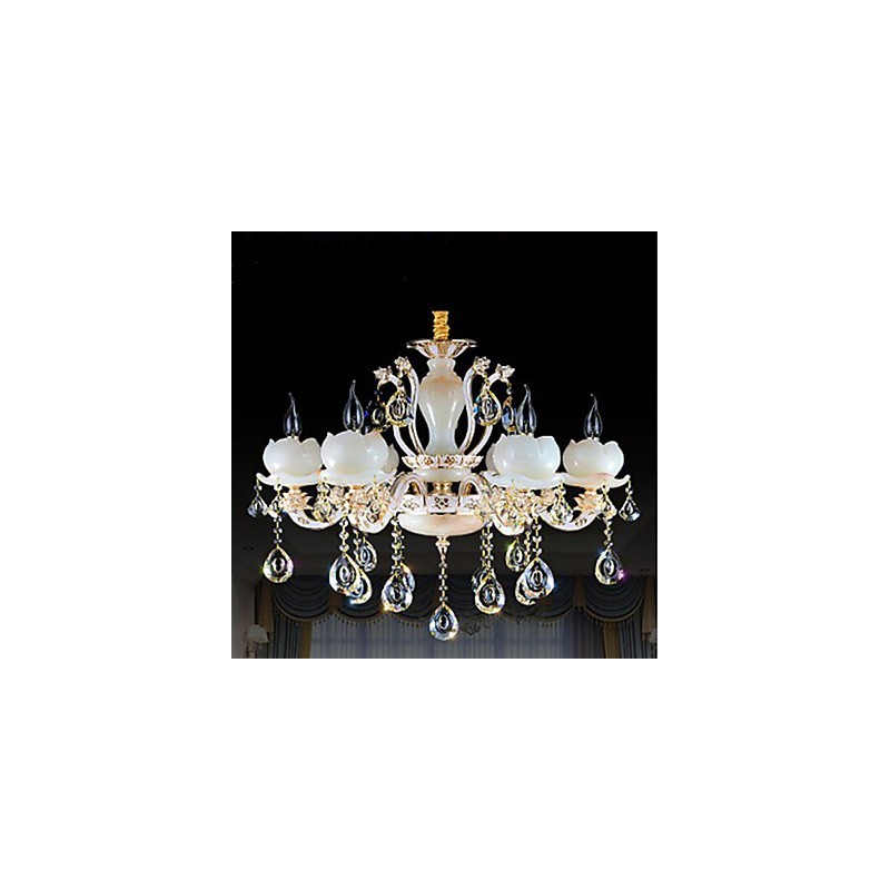 Luxusný prívesok zo zinkovej zliatiny Jade Crystal v európskom štýle