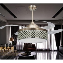 Moderné súčasné neviditeľné stropné ventilátory