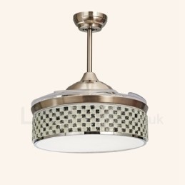 Moderné súčasné neviditeľné stropné ventilátory