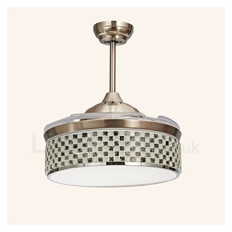 Moderné súčasné neviditeľné stropné ventilátory