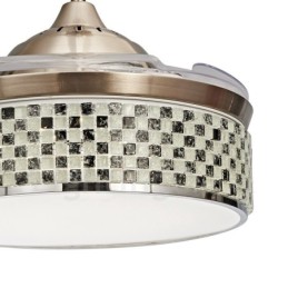 Moderné súčasné neviditeľné stropné ventilátory