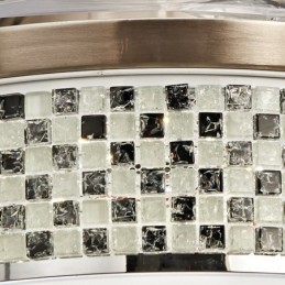 Moderné súčasné neviditeľné stropné ventilátory