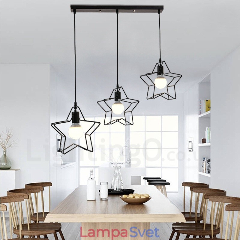 3 Light Moderné súčasné integrované závesné svietidlo