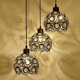 3 Light Rustic Lodge Integrované závesné svietidlo