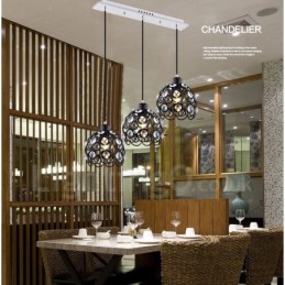3 Light Rustic Lodge Integrované závesné svietidlo