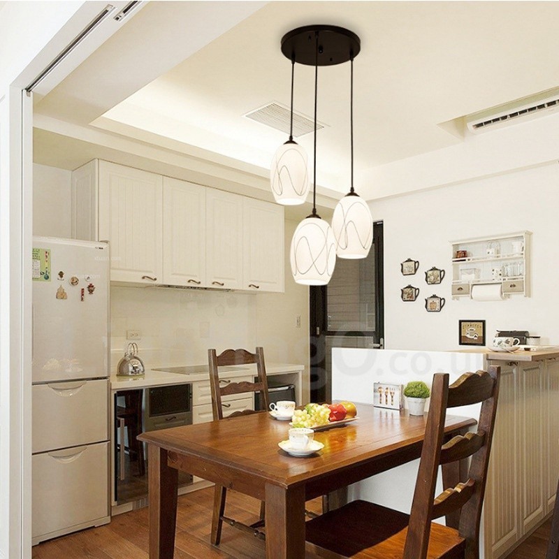 3 Light Rustic Lodge Integrované kovové závesné svietidlo