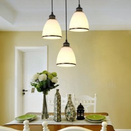 3 Light Rustic Lodge Integrované kovové závesné svietidlo
