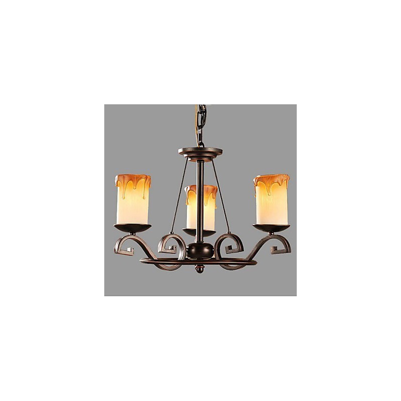 Štúdia The Antique Candle lamp Iron Chandelier