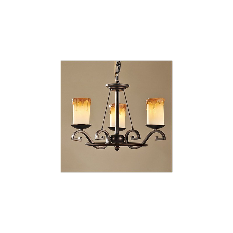 Štúdia The Antique Candle lamp Iron Chandelier