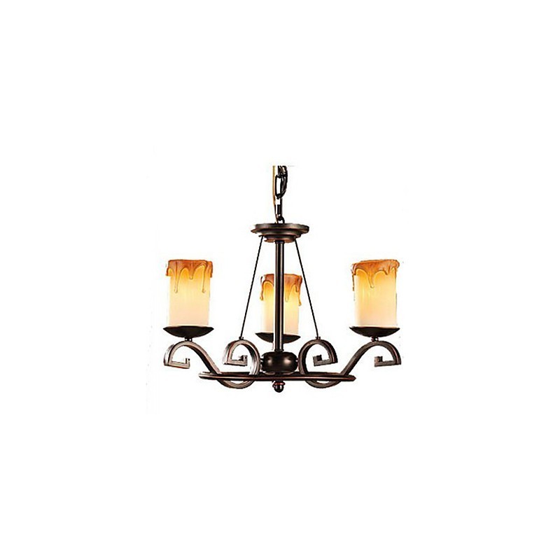 Štúdia The Antique Candle lamp Iron Chandelier