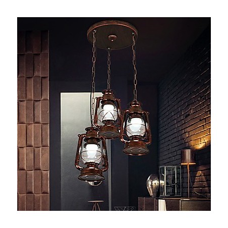 Kovové závesné svietidlo Rustic Lodge Vintage Retro Mini Style Kovové závesné svietidlo Rustic Lodge Vintage Retro Mini Style