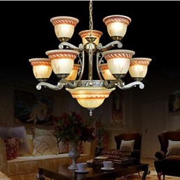 Luster Traditional Classic Vintage Retro Metal