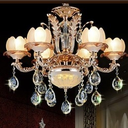 Závesné svietidlo European Style Crystal Simple Alloy Style Retro