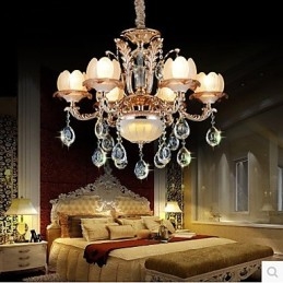 Závesné svietidlo European Style Crystal Simple Alloy Style Retro