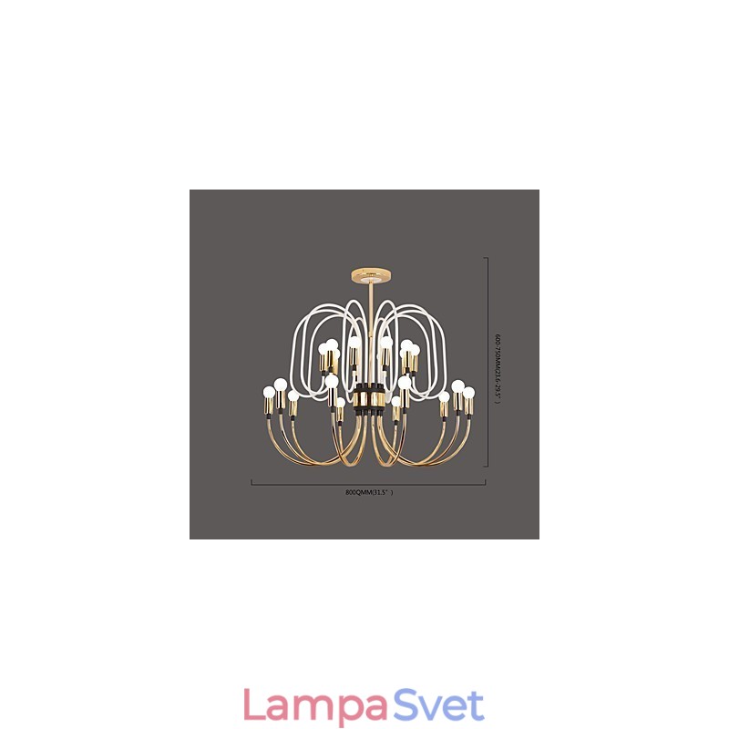 Moderný súčasný luster Personalizovaný luster