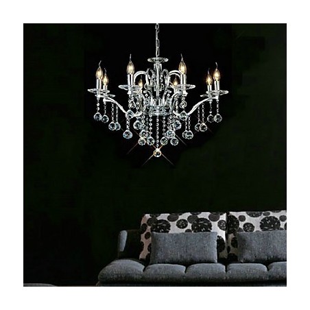 Elegantný krištáľový luster s 8 svetlami Elegantný krištáľový luster s 8 svetlami