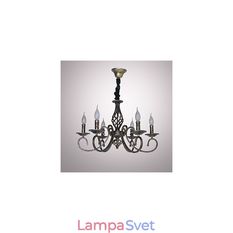 Retro jednoduchá lampa medená lampa sviečková lampa