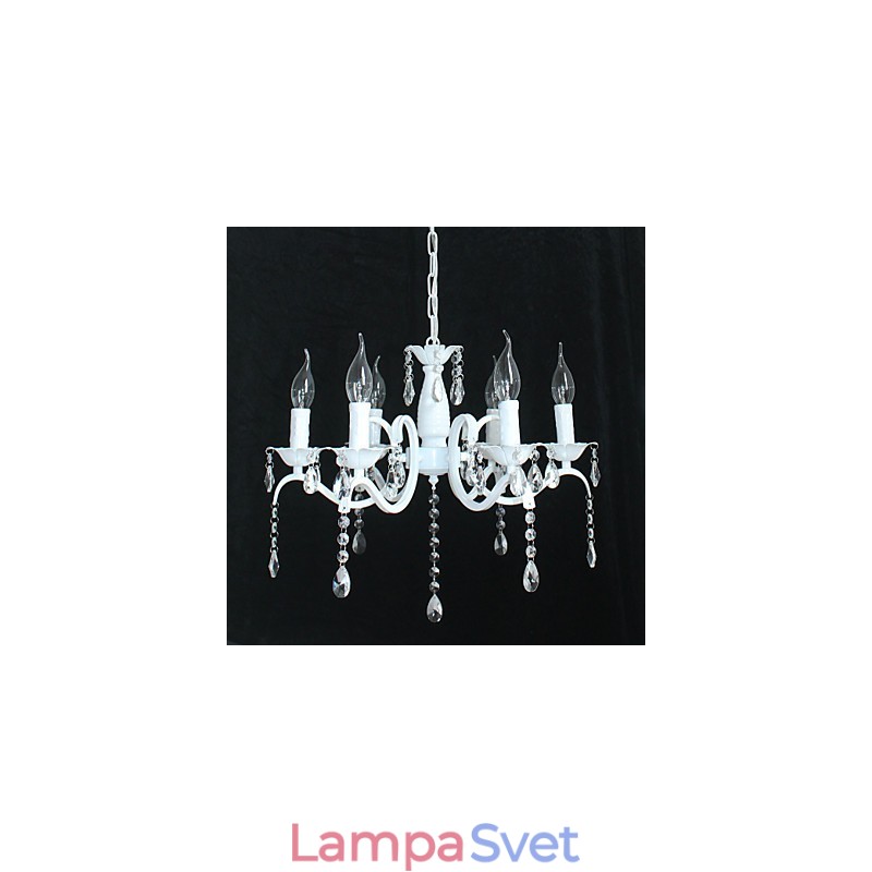 Luster Moderné krištáľové mini sviečkové lampy so železnou lampou