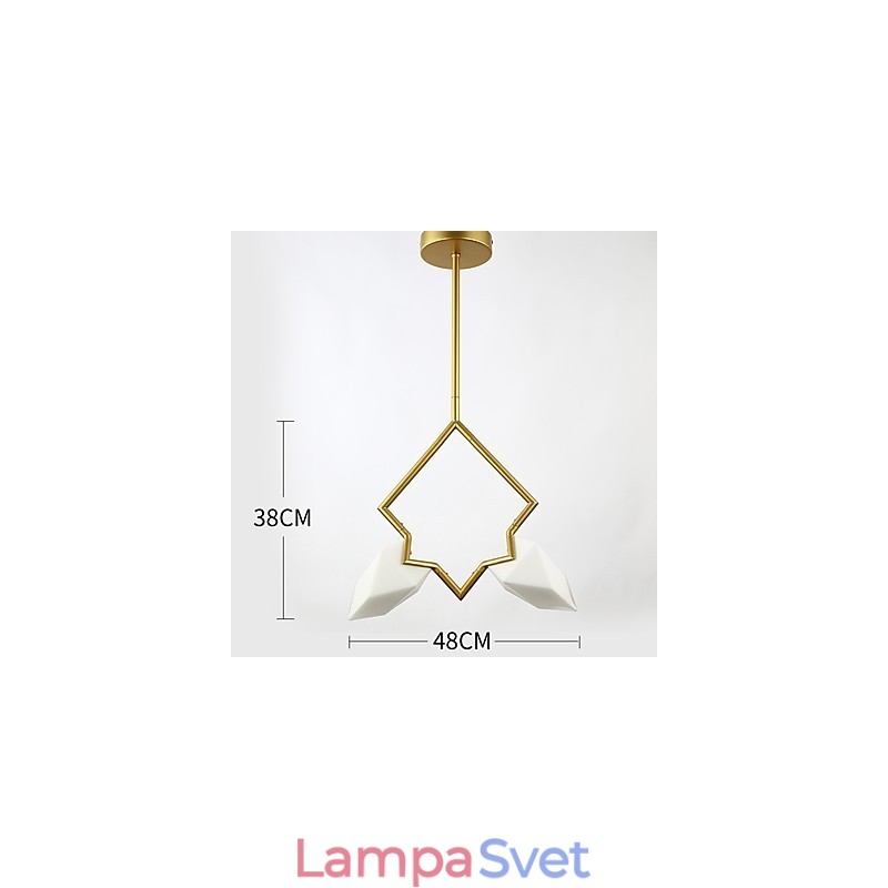 2 Ľahký stĺpový moderný kov so skleneným broskyňovým lustrom Ozdobná závesná lampa v jedálni