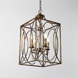 Štyri ľahké vintage kovové americké priemyselné loftové farebné maľby Európska lusterová lampa interiérová ozdobná závesná lampa