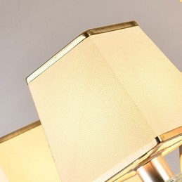 Moderná súčasná galvanizovaná funkcia pre krištáľový kovový luster