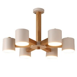 Luster so 6 svetlami Moderné Súčasné Tradičné Klasické Vintage Vidiecke Drevo Funkcia dreva